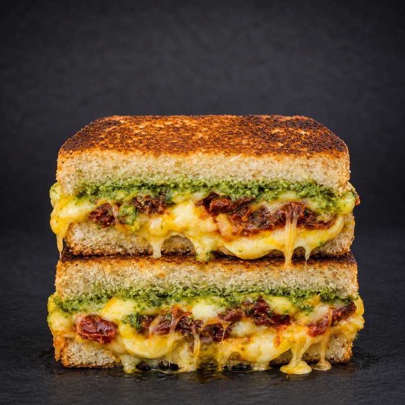 Pesto Grilled Cheese
